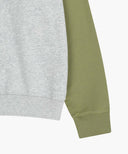 SMALL CLASSIC LOGO COLOR BLOCK SWEATSHIRT IN KHAKI image 10