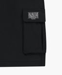 CLASSIC LOGO CARGO SWEAT SHORTS IN BLACK image 11
