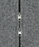 MARITHÉ SPORT COLOR BLOCK KNIT ZIP-UP IN GRAY image 11