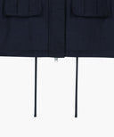 W CROP SHEER JACKET IN NAVY image 11