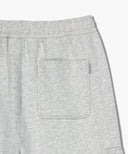 CLASSIC LOGO ONE TUCK CARGO SWEAT PANTS IN LIGHT HEATHER GREY image 17