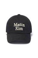MATIN VOLUME LOGO BALL CAP IN BLACK image 8