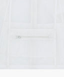 HOODED PACKABLE NYLON JACKET IN WHITE image 12