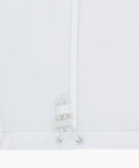 HOODED PACKABLE NYLON JACKET IN WHITE image 13