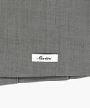 W LAYERED PLEATS SKIRT PANTS IN GRAY image 14