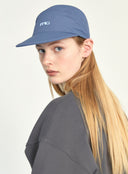 BASIC MG LOGO NYLON CAP IN ASH BLUE