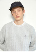 BASIC MG LOGO NYLON CAP IN BLACK
