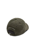 MATIN HERRINGBONE TYPO BALL CAP IN KHAKI