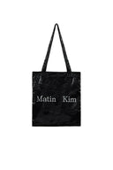 MATIN UNICORN PACKABLE ECOBAG IN BLACK