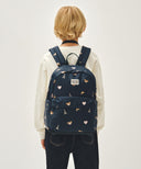 KIDS BEAR PRINT BACKPACK IN NAVY image 17