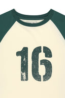 RAW EDGE RAGLAN TOP IN CREAM image 3