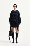 MULTI PANEL LAYERED SKIRT IN BLACK image 15