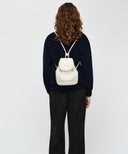 CLASSIC LOGO MINI BACKPACK IN IVORY