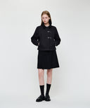 W COTTON CROP WORK JACKET IN DARK NAVY