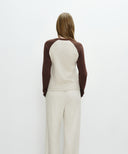 W BASIC RAGLAN LONG SLEEVE IN BUTTER