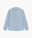 CLASSIC LOGO LINEN SHIRT IN SKY BLUE image 14