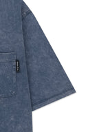 VINTAGE WASHED POCKET TOP FOR MEN IN SMOKE BLUE image 15