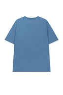 APPLIQUE FELT LOGO TOP FOR MEN IN BLUE image 3