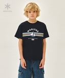 KIDS COASTAL AEROCOOL TEE IN NAVY image 11