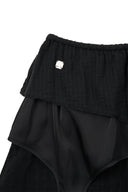 MULTI PANEL LAYERED SKIRT IN BLACK image 13