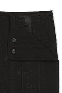 MESH LOGO WRAP MINI SKIRT IN BLACK image 13