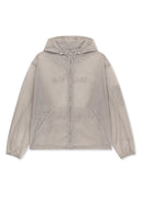 BACK LOGO HOODY WINDBREAKER FOR MEN IN LIGHT GRAY image 2