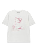 PORTRAIT GRAFFITI LOGO TOP IN WHITE image 1