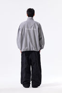 MATIN KIM LOGO COATING JUMPER FOR MEN IN DARK GRAY image 7
