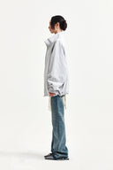 BACK LOGO HIGH NECK JUMPER IN LIGHT GRAY image 19