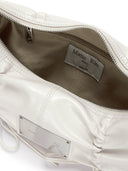 HALF SHIRRING RIBBON ROUND BAG IN CHARCOAL GREY image 14