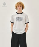 AEROCOOL CRACK CLASSIC LOGO RINGER TEE IN WHITE image 10