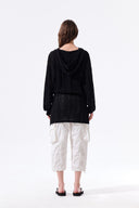 MESH LOGO WRAP MINI SKIRT IN BLACK image 17