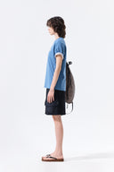 APPLIQUE FELT LOGO TOP IN BLUE image 6