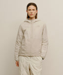 MARITHÉ SPORT HOODED PADDED JACKET IN LIGHT BEIGE image 15