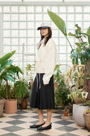 LAYERED POINT STRING LIGHT JUMPER IN IVORY image 9