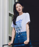 AEROCOOL VACANCE GRAPHIC TEE IN WHITE image 15