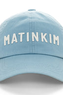 APPLIQUE FELT LOGO BALL CAP IN LIGHT BLUE image 9