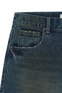 CARPENTER BERMUDA DENIM PANTS IN CHARCOAL GREY image 4