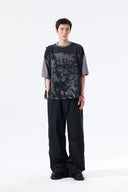 MATIN PUNK GRAFFITI TOP FOR MEN IN BLACK image 8