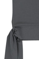 HEM TIE DETAIL SLEEVELESS TOP IN CHARCOAL GREY image 16