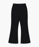 W LACE POINT BOOTS CUT SWEAT PANTS IN BLACK image 6