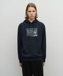 DOODLE CLASSIC BEAR HOODIE IN NAVY image 12