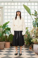 LAYERED POINT STRING LIGHT JUMPER IN IVORY image 13