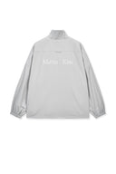 BACK LOGO HIGH NECK JUMPER IN LIGHT GRAY image 2
