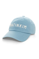 APPLIQUE FELT LOGO BALL CAP IN LIGHT BLUE image 2