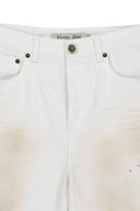 CARPENTER BERMUDA DENIM PANTS IN WHITE image 3