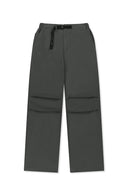 STRAP BELTED PANTS FOR MEN IN CHARCOAL GREY image 1
