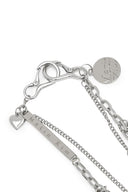 MATIN DOUBLE METAL CHAIN STRAP IN SILVER image 4