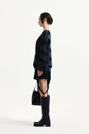 MULTI PANEL LAYERED SKIRT IN BLACK image 16