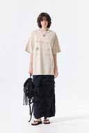 PIGMENT GRAFFITI LOGO TOP IN BEIGE image 20